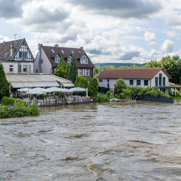 Hochwasser Foto: Norbert Zingel